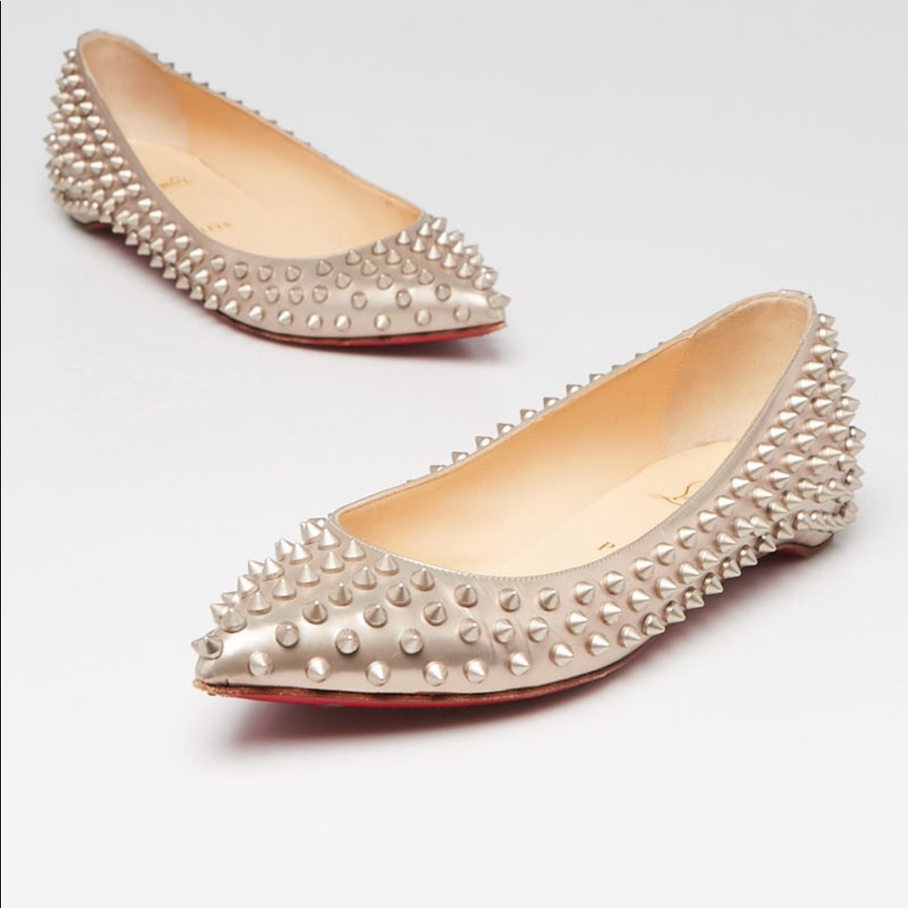 🔥🔥 Christian Louboutin pigalle rockstud flats